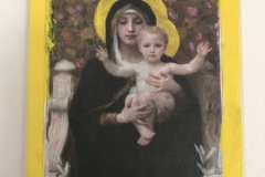 rsa_mottafollone_mostra_arte_terapy_quadro_madonna_bambino